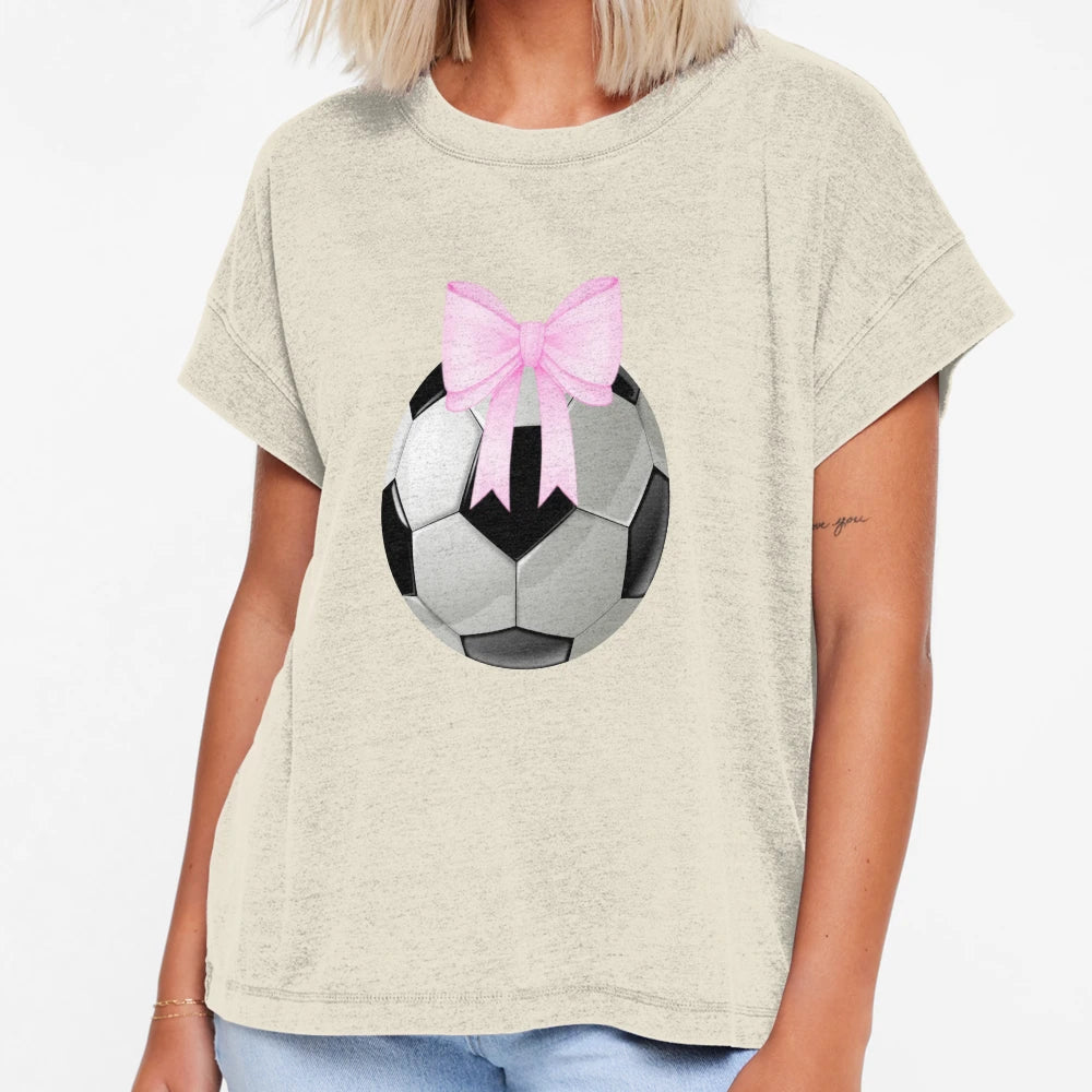 Soccer Mom Soccer Ball T-Shirt - Aesthetic Graphic for Adults - T-Shirt, Sweatshirt, Hoodie