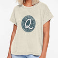 Monogram Q Sunburst Circle T-Shirt - Casual Everyday Wear Unisex - T-Shirt, Sweatshirt, Hoodie
