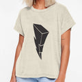 Power Bolt Black Decal T-Shirt - Aesthetic Graphic Unisex - T-Shirt, Sweatshirt, Hoodie