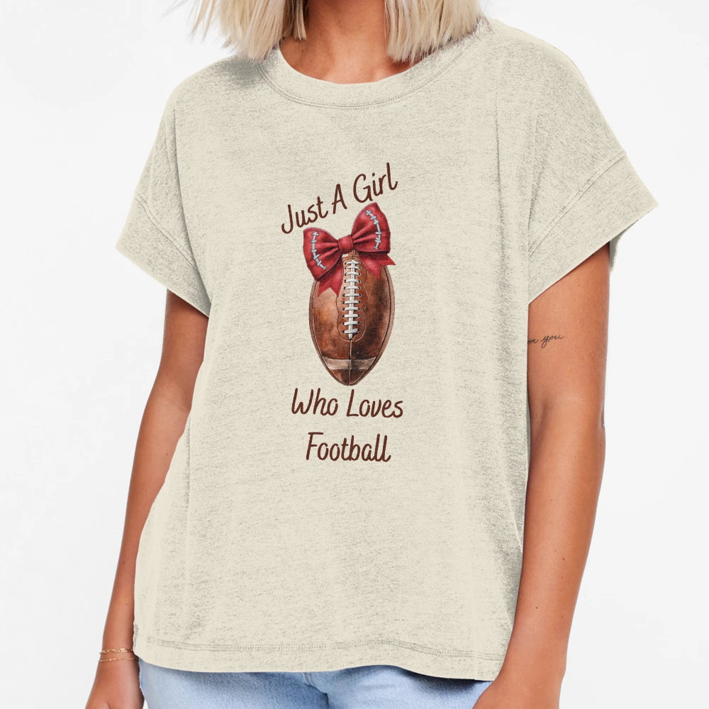 Bow Ball Football Love T-Shirt - Fun Novelty Design Men Women - T-Shirt, Sweatshirt, Hoodie
