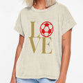 Love Football Gold B T-Shirt - Streetwear Style Men Women - T-Shirt, Sweatshirt, Hoodie