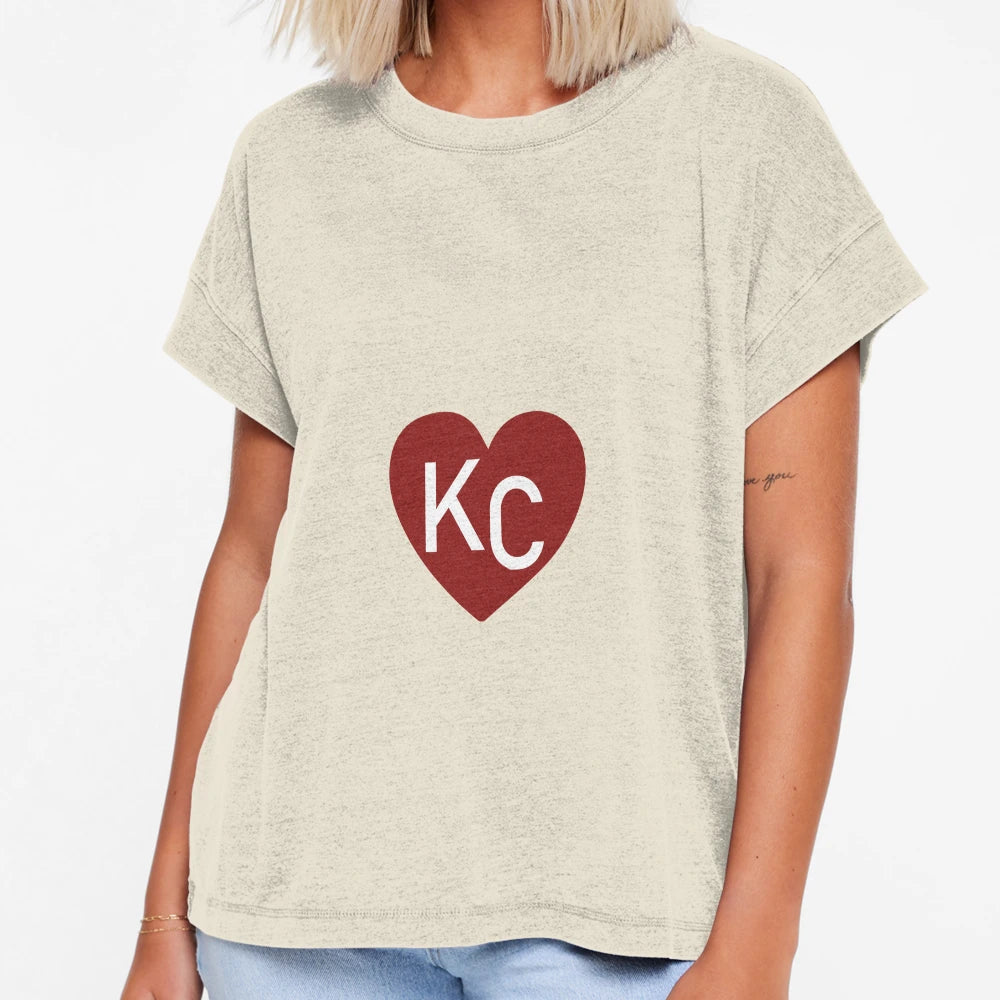 Kc Heart T-Shirt - Streetwear Style for Adults - T-Shirt, Sweatshirt, Hoodie