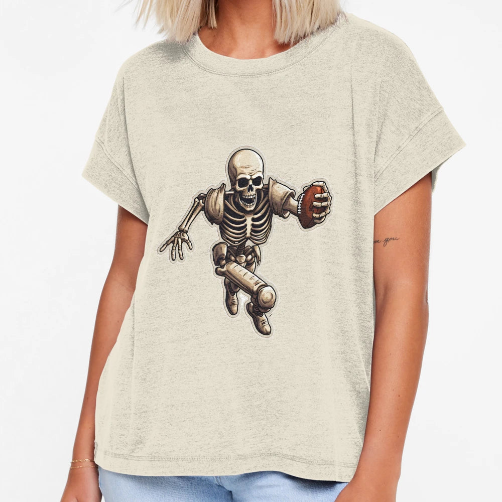 Skeleton Football Player Skeleton T-Shirt - Trendy Graphic Men Women - T-Shirt, Sweatshirt, Hoodie
