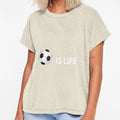 Football Is Life T-Shirt - Aesthetic Graphic for Adults - T-Shirt, Sweatshirt, Hoodie