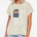 Coach Dad American Flag Father T-Shirt - Casual Everyday Wear Unisex - T-Shirt, Sweatshirt, Hoodie