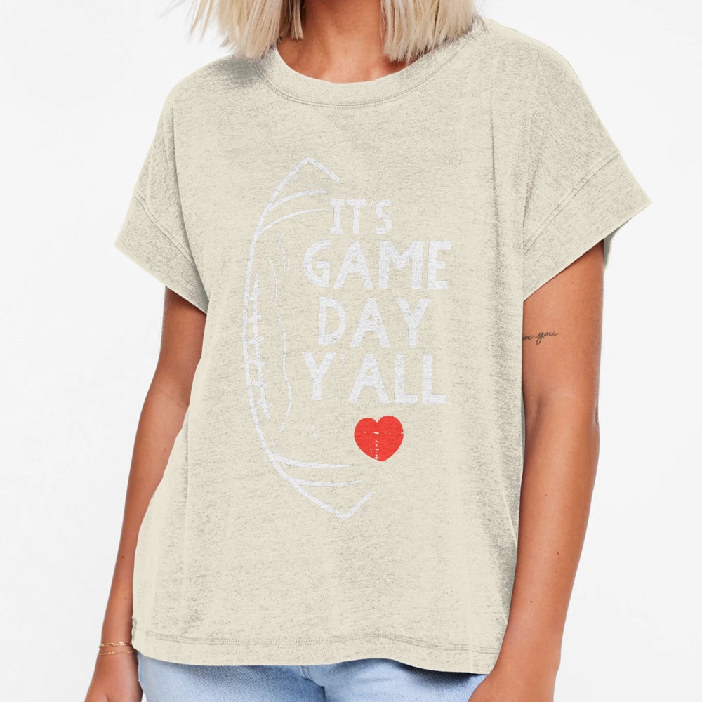 Its Game Day Yall American Football T-Shirt - Unique Graphic Men Women - T-Shirt, Sweatshirt, Hoodie