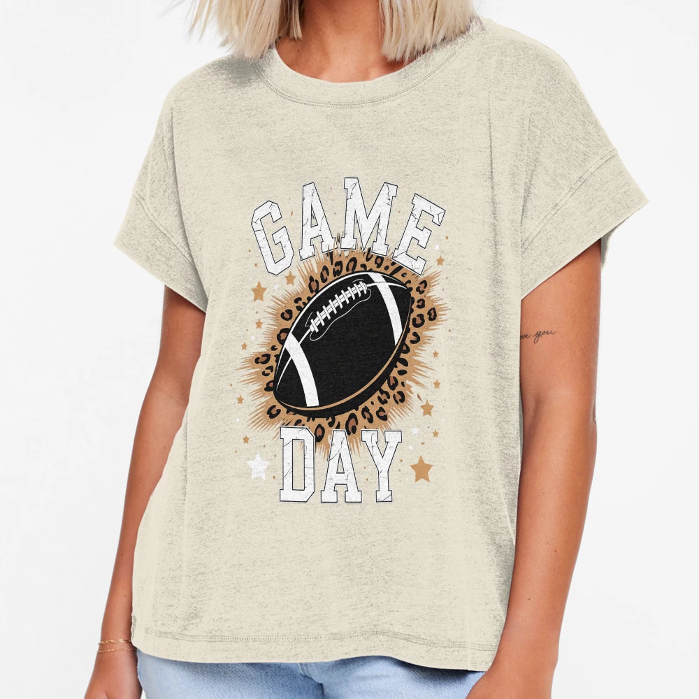 Football Leopard Football Fan T-Shirt - Casual Everyday Wear for Adults - T-Shirt, Sweatshirt, Hoodie