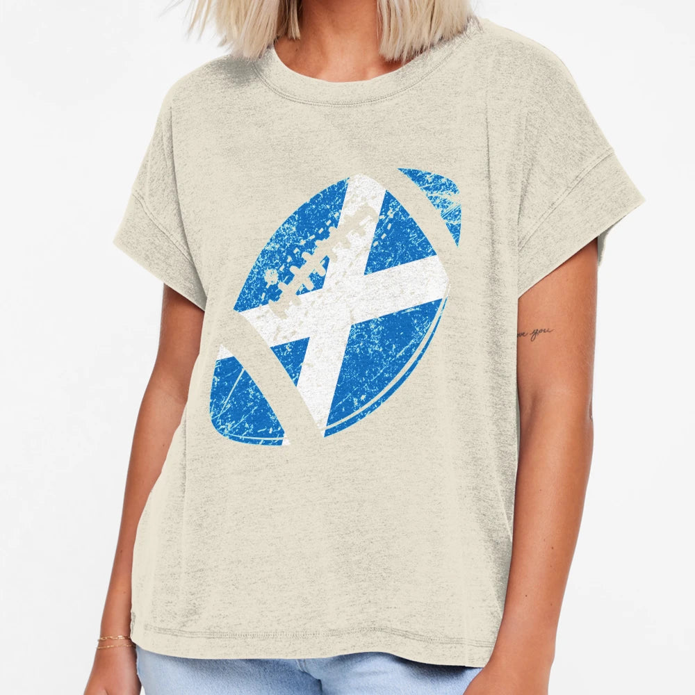 Scotland Flag Rugby Football Funy Gift T-Shirt - Graphic Print for Adults - T-Shirt, Sweatshirt, Hoodie