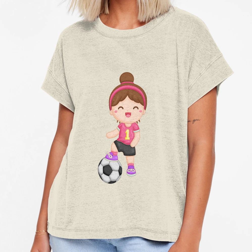 Playing Soccer T-Shirt - Minimalist Print Unisex - T-Shirt, Sweatshirt, Hoodie