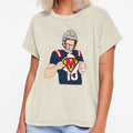 Drake Maye Superman Celebration T-Shirt - Fun Novelty Design Men Women - T-Shirt, Sweatshirt, Hoodie