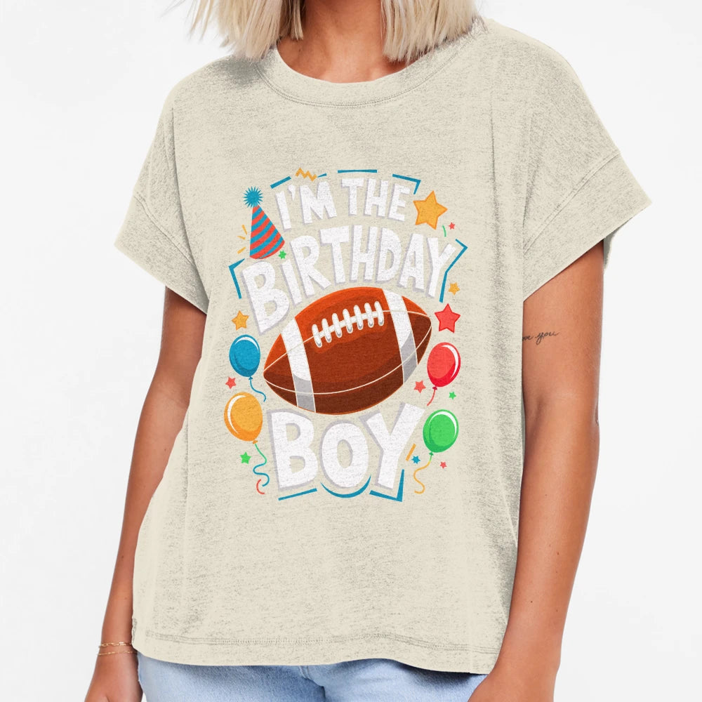 Funny Football Birthday Bday T-Shirt - Aesthetic Graphic Men Women - T-Shirt, Sweatshirt, Hoodie