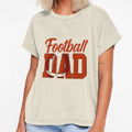 Football Dad Daddy Father Happy Fathers T-Shirt - Minimalist Print Unisex - T-Shirt, Sweatshirt, Hoodie