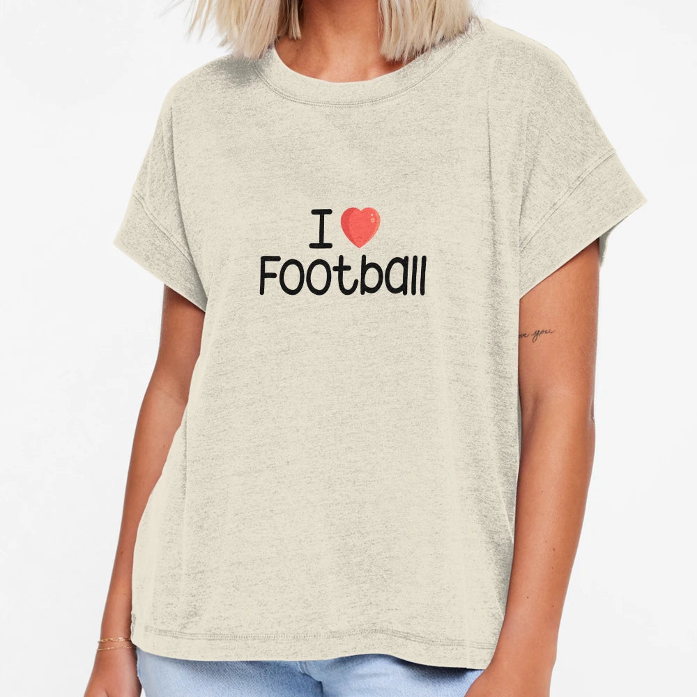 I Love Football T-Shirt - Fun Novelty Design for Adults - T-Shirt, Sweatshirt, Hoodie