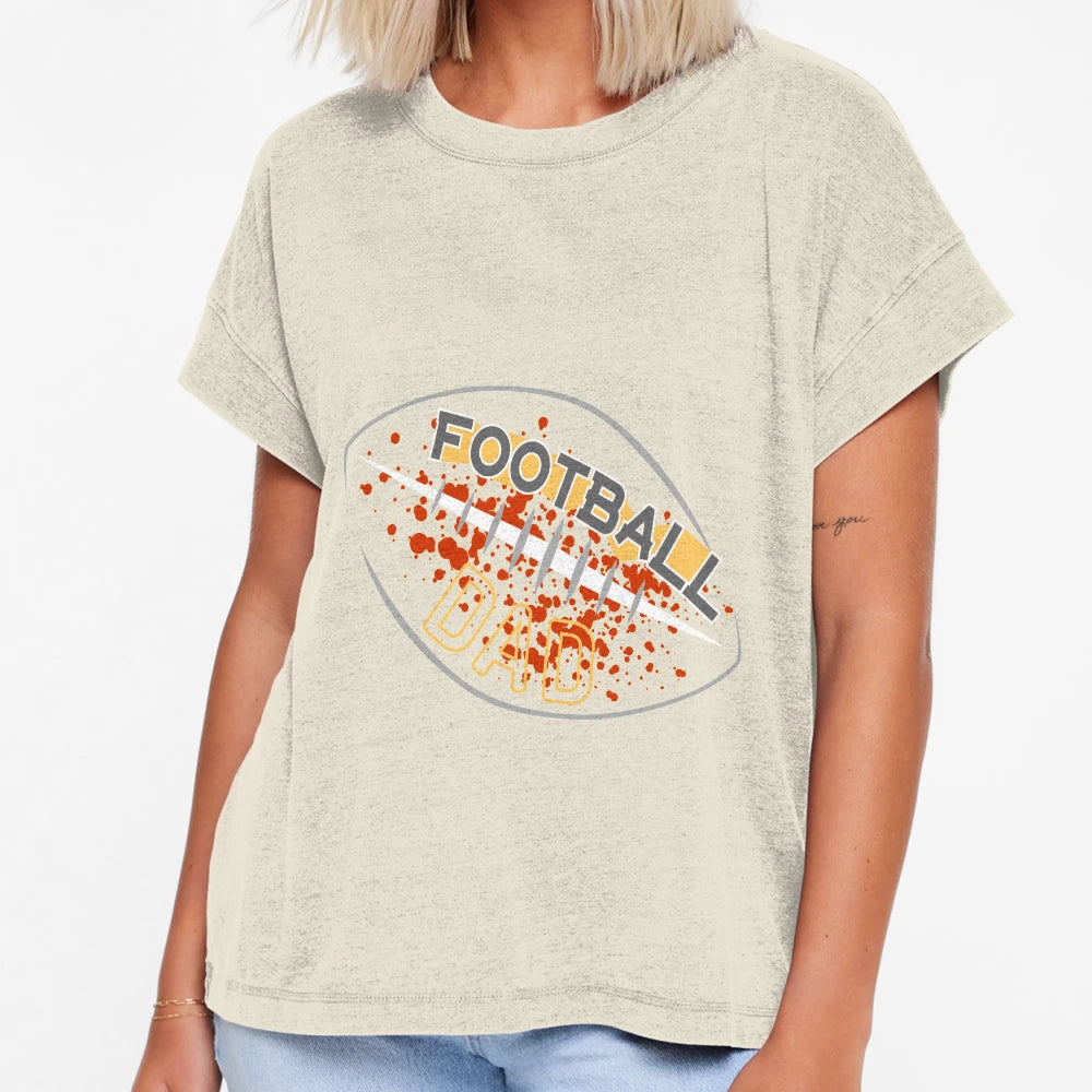 Football Dad Birthday Day Gift T-Shirt - Unique Graphic Men Women - T-Shirt, Sweatshirt, Hoodie