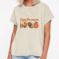 Fall Halloween Pumpkin Thanksgiving T-Shirt - Unique Graphic Men Women - T-Shirt, Sweatshirt, Hoodie