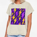 Electric Thunder Bolt Pattern T-Shirt - Trendy Graphic Men Women - T-Shirt, Sweatshirt, Hoodie