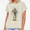 Watercolor Football Illustration T-Shirt - Minimalist Print for Adults - T-Shirt, Sweatshirt, Hoodie