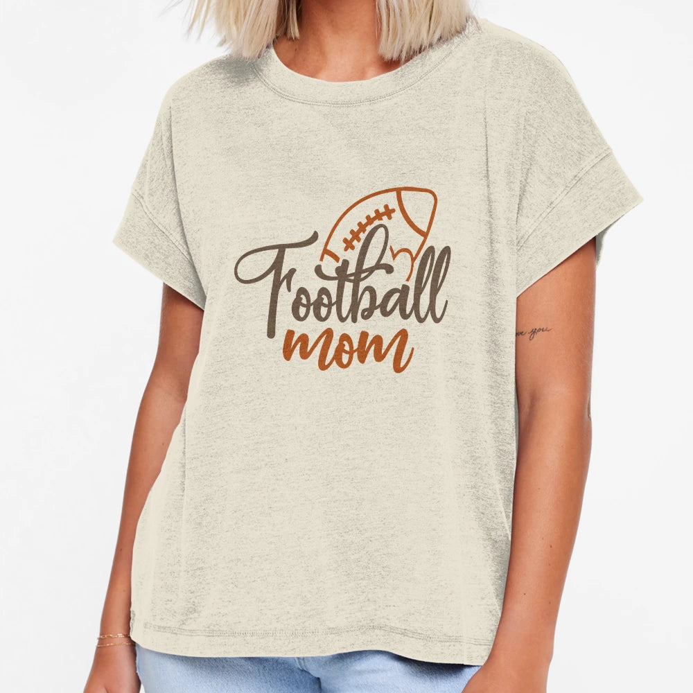 Football Mom Mothers Day Gift T-Shirt - Casual Everyday Wear Unisex - T-Shirt, Sweatshirt, Hoodie