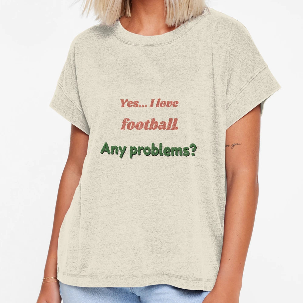 I Love Football T-Shirt - Streetwear Style for Adults - T-Shirt, Sweatshirt, Hoodie