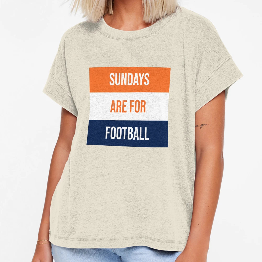 Sundays Are Football T-Shirt - Minimalist Print Unisex - T-Shirt, Sweatshirt, Hoodie