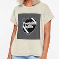 Football Is Life Heart Shaped T-Shirt - Casual Everyday Wear for Adults - T-Shirt, Sweatshirt, Hoodie