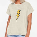 My Yellow Lightning Drawing T-Shirt - Novelty Apparel for Adults - T-Shirt, Sweatshirt, Hoodie