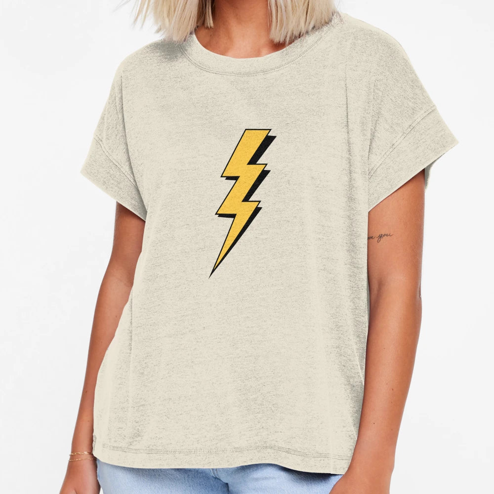 My Yellow Lightning Drawing T-Shirt - Novelty Apparel for Adults - T-Shirt, Sweatshirt, Hoodie