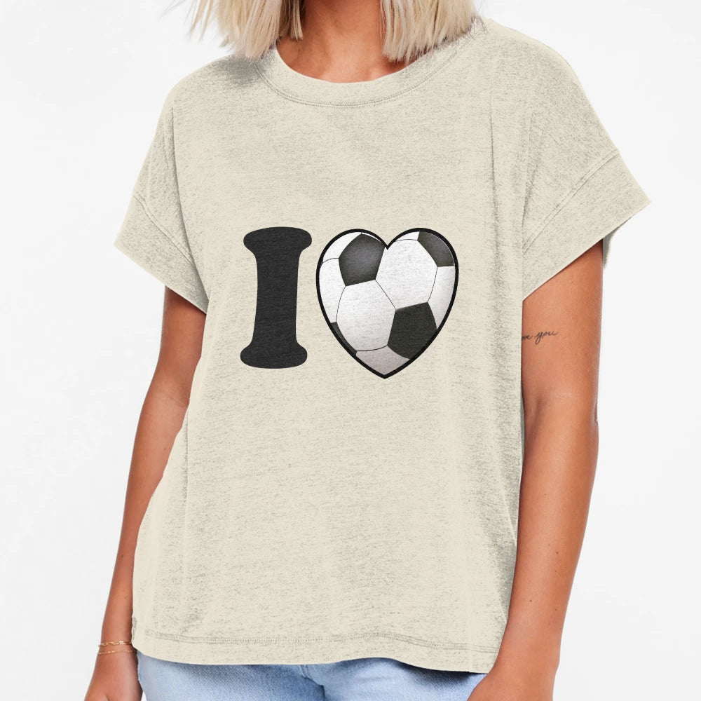 I Love Soccer T-Shirt - Casual Everyday Wear Unisex - T-Shirt, Sweatshirt, Hoodie