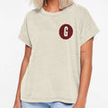 Monogram Letter G Flannel T-Shirt - Custom Art Print Men Women - T-Shirt, Sweatshirt, Hoodie