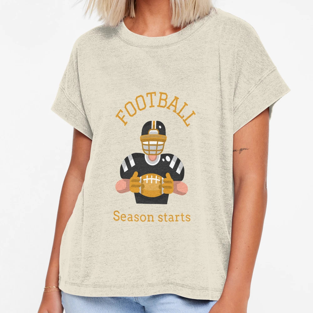 Football Season Starts T-Shirt - Fun Novelty Design Unisex - T-Shirt, Sweatshirt, Hoodie