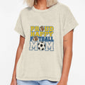 Proud Happy Football Mom T-Shirt - Aesthetic Graphic Unisex - T-Shirt, Sweatshirt, Hoodie