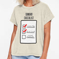 Football Sunday Checklist T-Shirt - Custom Art Print Unisex - T-Shirt, Sweatshirt, Hoodie
