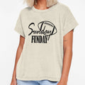 Sunday Funday Football Sport Short T-Shirt - Minimalist Print Unisex - T-Shirt, Sweatshirt, Hoodie