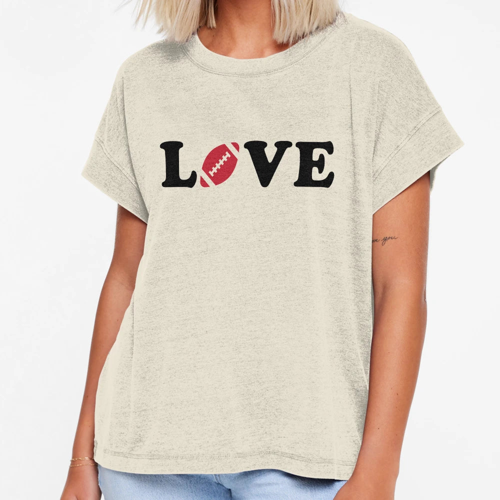 I Love Football T-Shirt - Novelty Apparel Unisex - T-Shirt, Sweatshirt, Hoodie