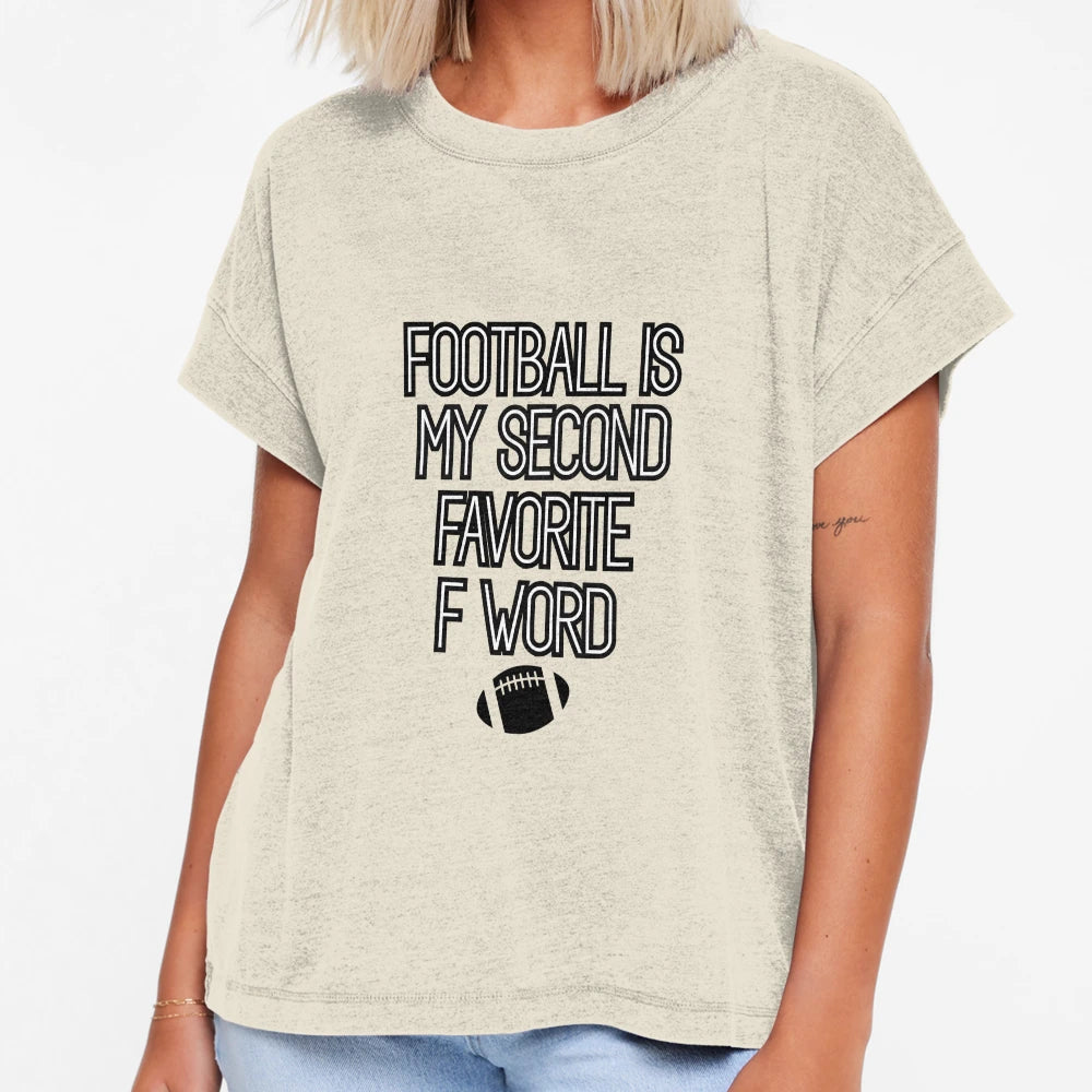 Football Is My Second Favorite F Word T-Shirt - Graphic Print Men Women - T-Shirt, Sweatshirt, Hoodie