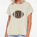 Happy Face American Football T-Shirt - Custom Art Print for Adults - T-Shirt, Sweatshirt, Hoodie