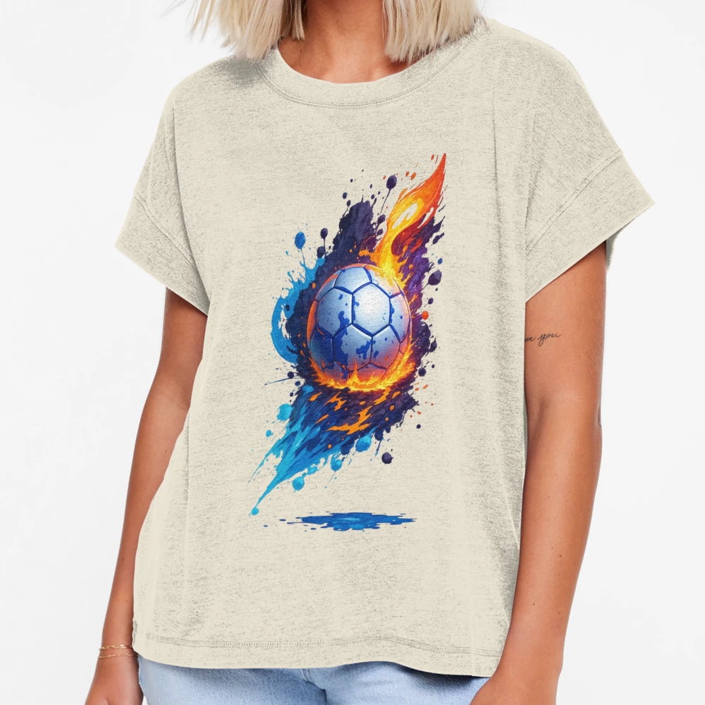 Soccer Ball T-Shirt - Aesthetic Graphic Men Women - T-Shirt, Sweatshirt, Hoodie