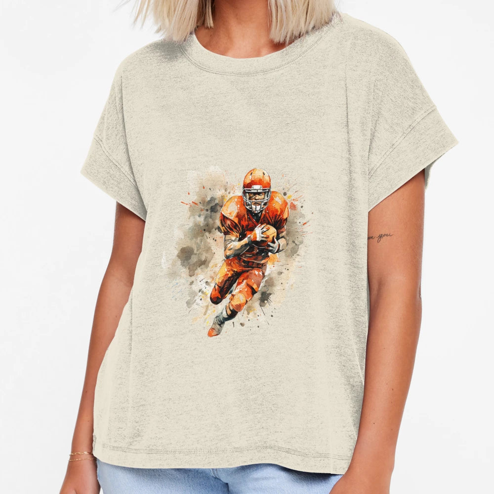Football Player T-Shirt - Graphic Print Unisex - T-Shirt, Sweatshirt, Hoodie