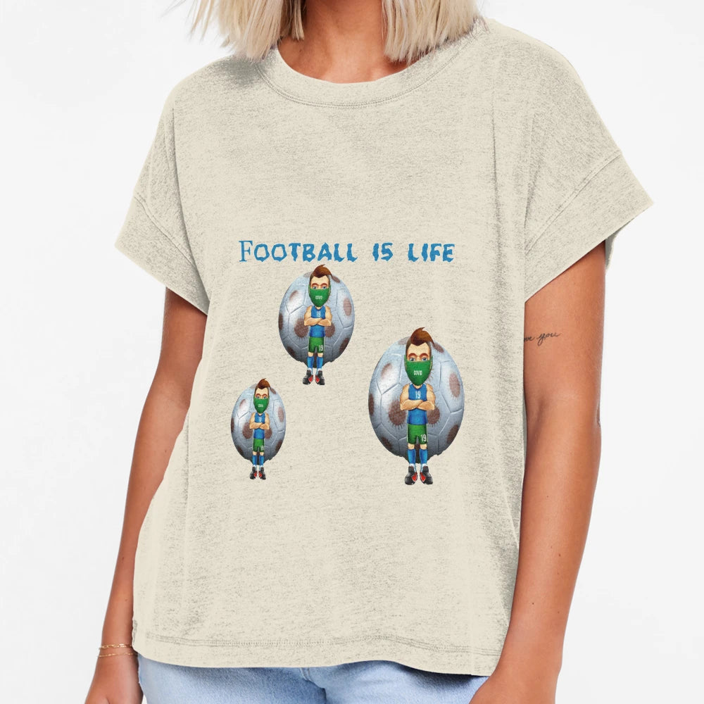 He Likes Football T-Shirt - Fun Novelty Design for Adults - T-Shirt, Sweatshirt, Hoodie