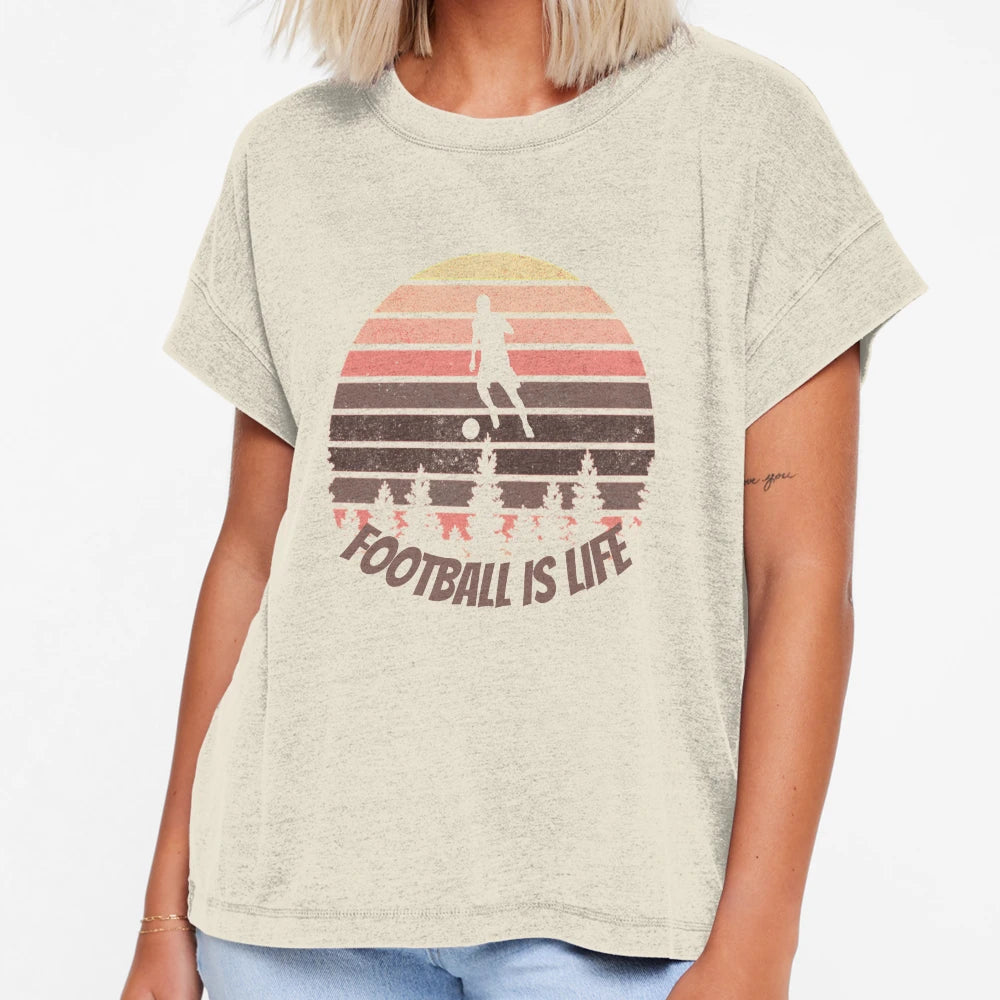 Football Is Life T-Shirt - Novelty Apparel for Adults - T-Shirt, Sweatshirt, Hoodie