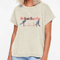 My Heart Beats Cricket T-Shirt - Novelty Apparel for Adults - T-Shirt, Sweatshirt, Hoodie