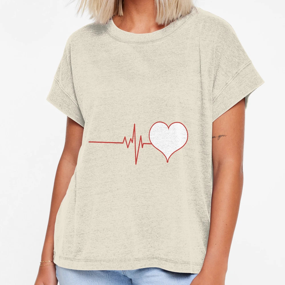 Heart T-Shirt - Casual Everyday Wear Men Women - T-Shirt, Sweatshirt, Hoodie