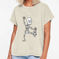Skeleton Soccer Player Funny Halloween T-Shirt - Novelty Apparel Unisex - T-Shirt, Sweatshirt, Hoodie