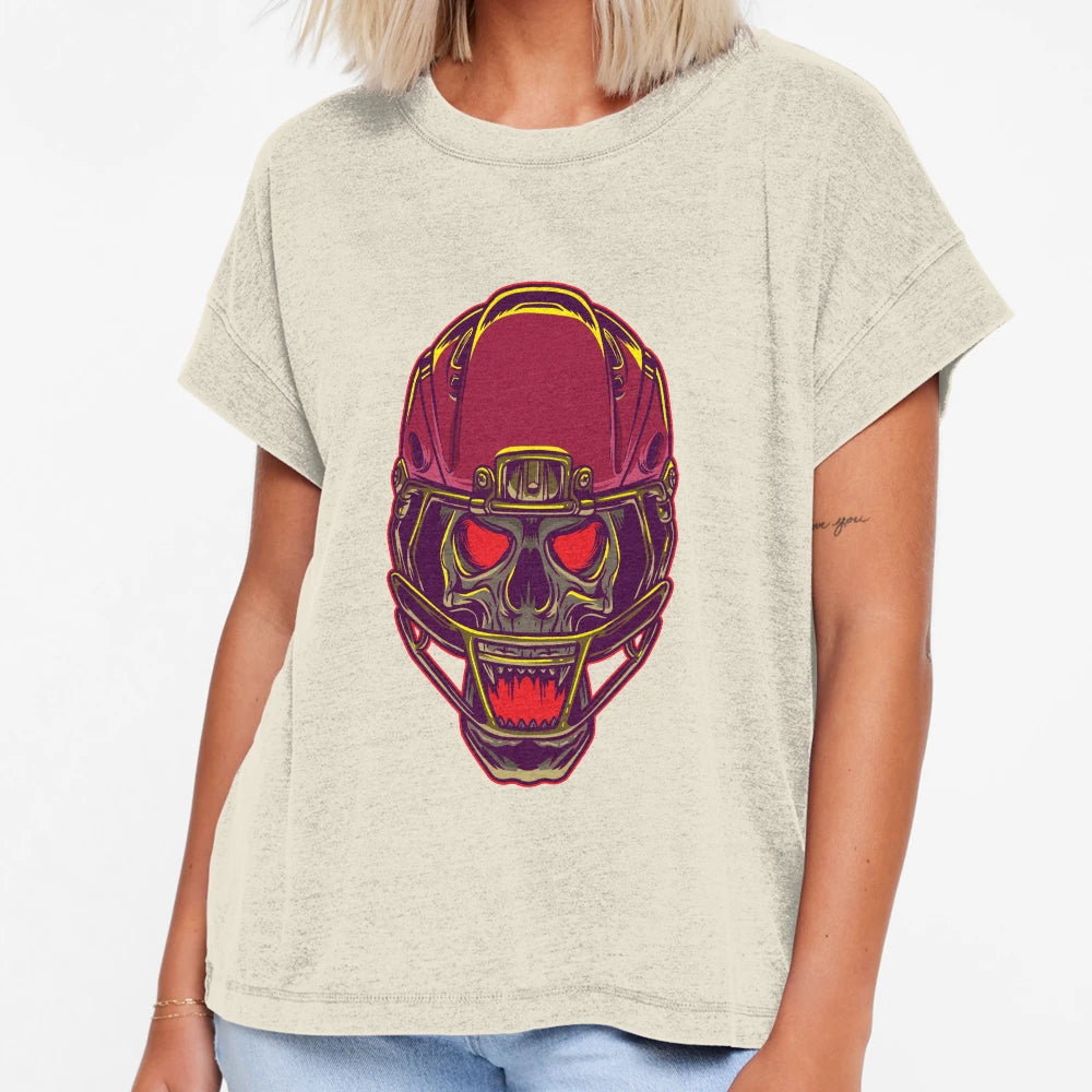 Football Helmet Skull Day Dead T-Shirt - Casual Everyday Wear for Adults - T-Shirt, Sweatshirt, Hoodie