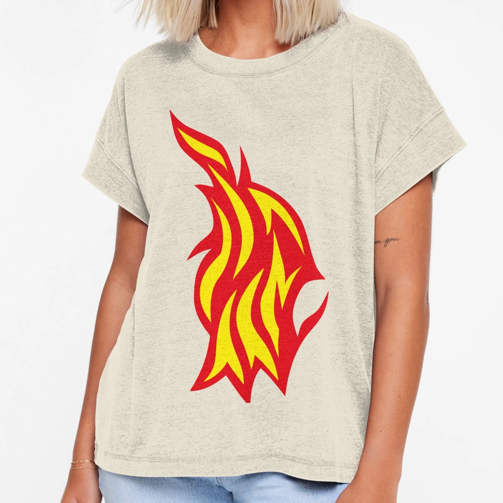 Flame Fire T-Shirt - Novelty Apparel for Adults - T-Shirt, Sweatshirt, Hoodie