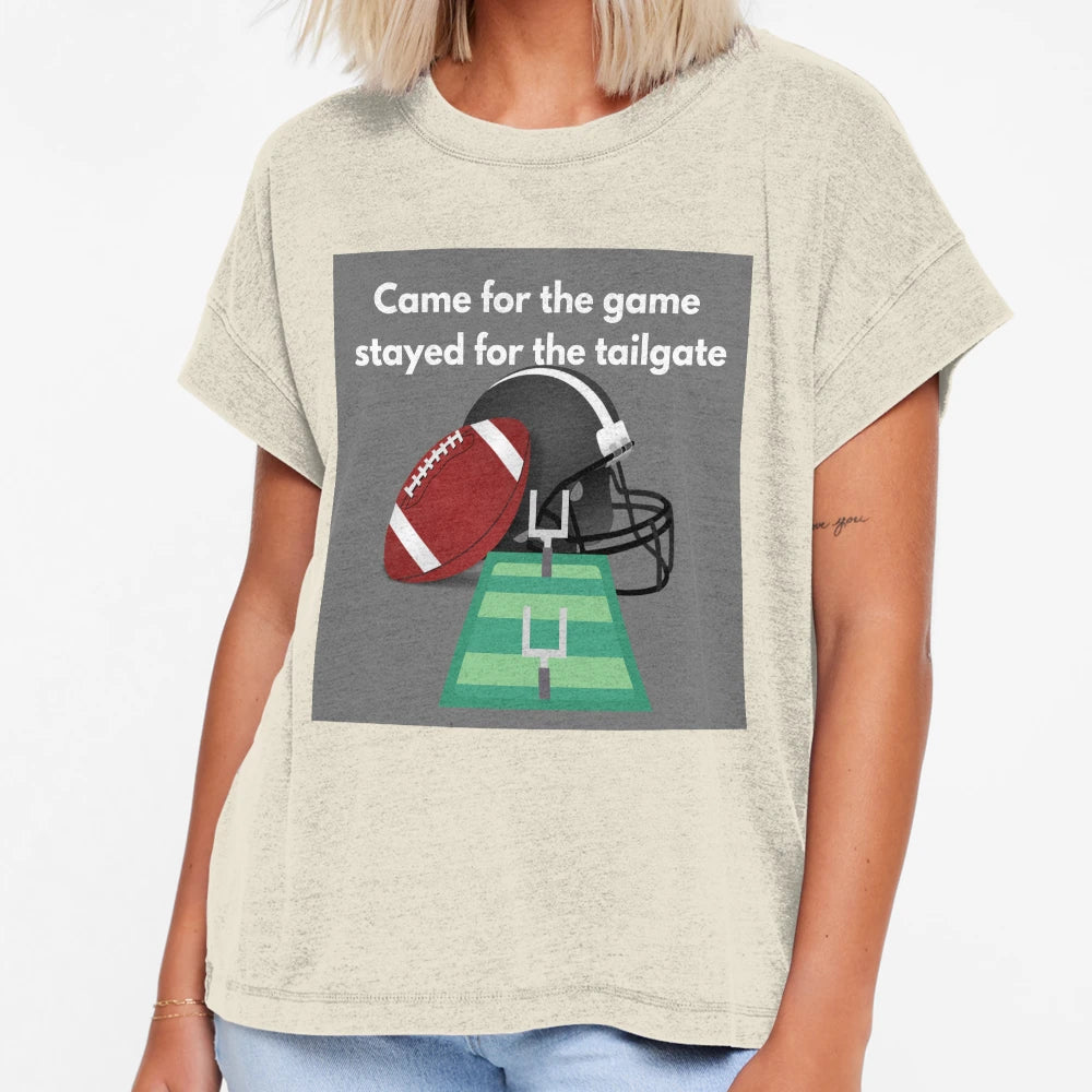 Fun Football Tailgate T-Shirt - Aesthetic Graphic Men Women - T-Shirt, Sweatshirt, Hoodie