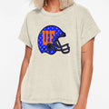 Uf Stars Football Helmet T-Shirt - Minimalist Print for Adults - T-Shirt, Sweatshirt, Hoodie