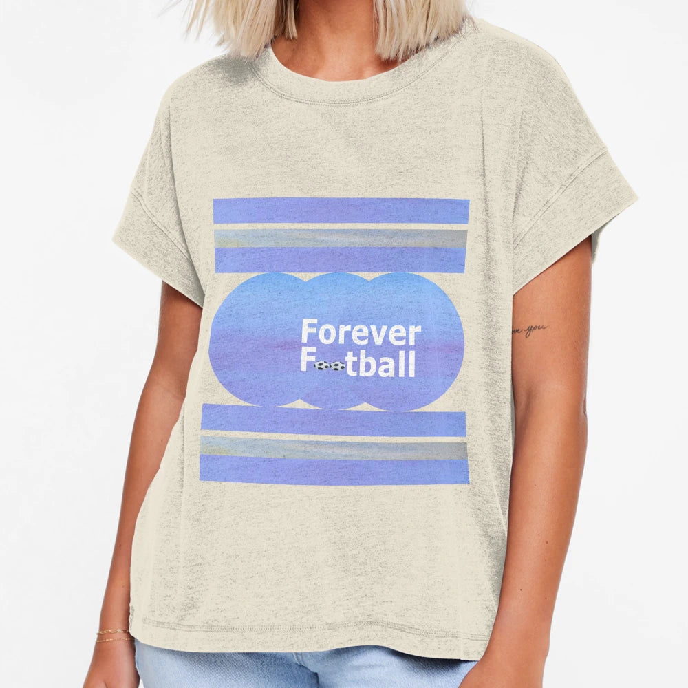 Forever Football T-Shirt - Trendy Graphic Men Women - T-Shirt, Sweatshirt, Hoodie