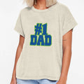 Number 1 Dad Fathers Day T-Shirt - Aesthetic Graphic Men Women - T-Shirt, Sweatshirt, Hoodie