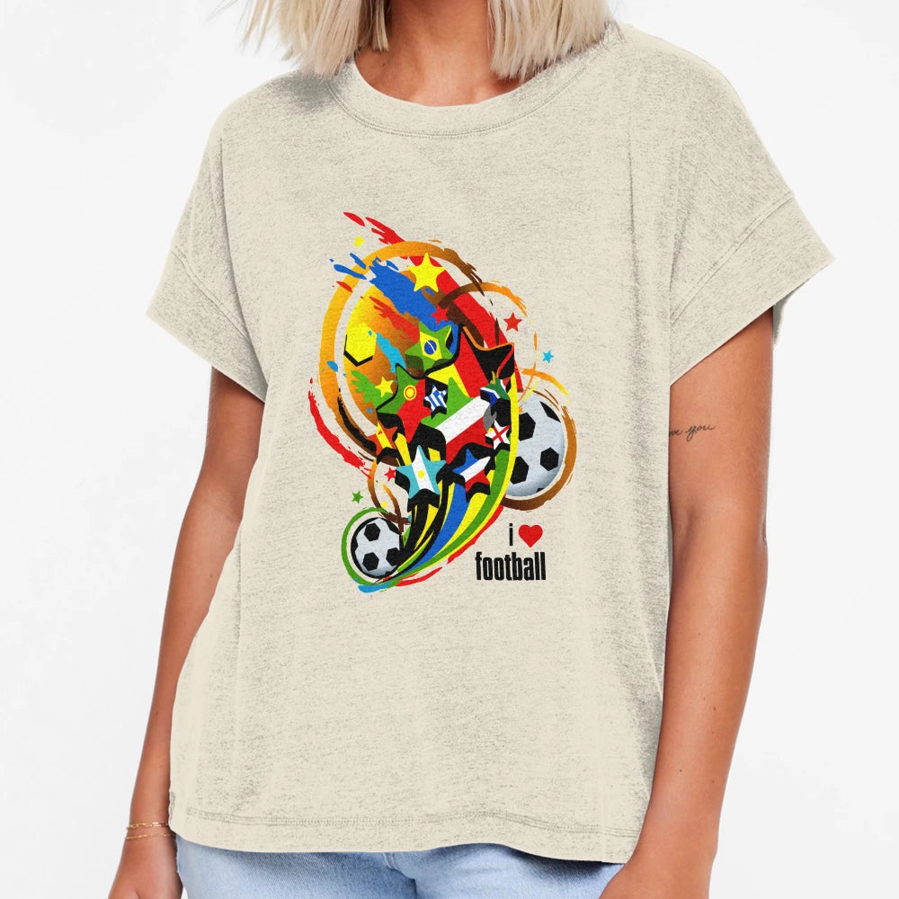 I Love Football T-Shirt - Streetwear Style for Adults - T-Shirt, Sweatshirt, Hoodie